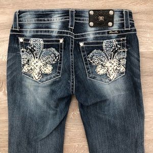 Miss Me Boot Bling Stretch Jeans in Tall Length